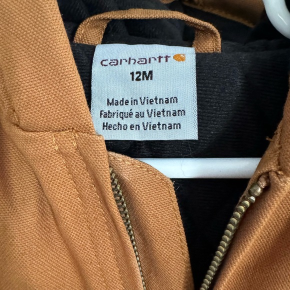 Carhartt Boys' Canvas Insulated Hooded Active Jacket - Picture 3 of 3